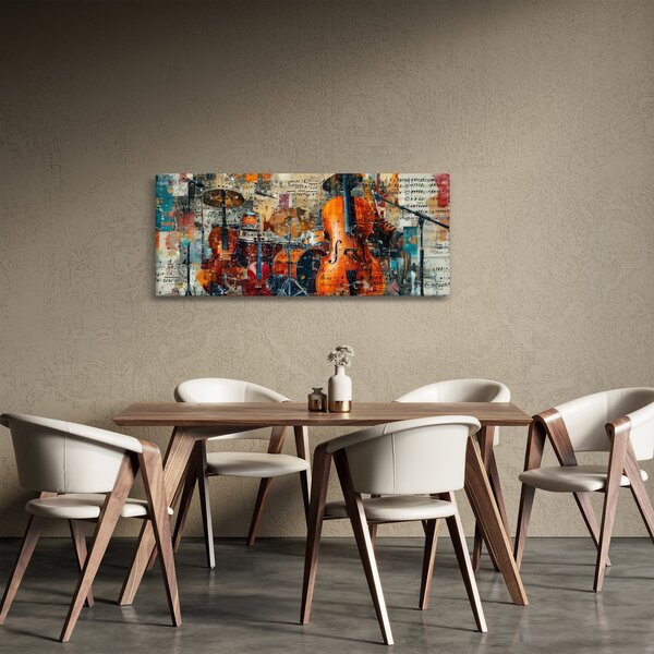 Kép - Hangszerek (120x50 cm)
