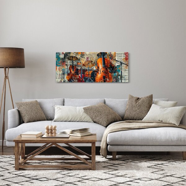 Kép - Hangszerek (120x50 cm)