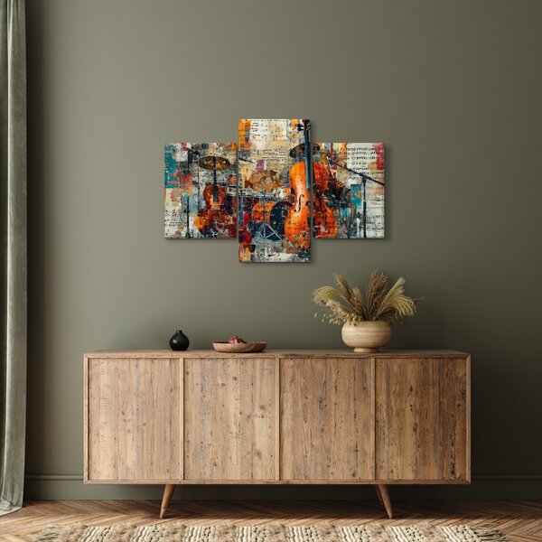 Kép - Hangszerek (90x60 cm)