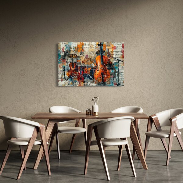 Kép - Hangszerek (90x60 cm)
