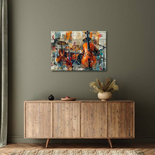 Kép - Hangszerek (70x50 cm)
