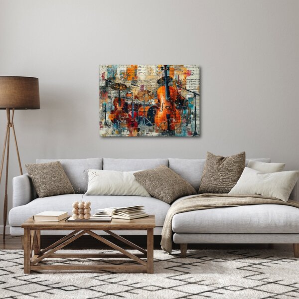 Kép - Hangszerek (70x50 cm)