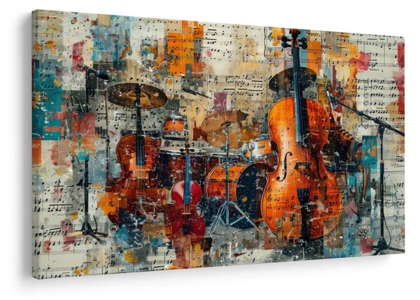 Kép - Hangszerek (90x60 cm)