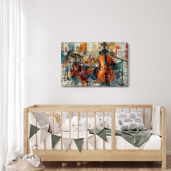 Kép - Hangszerek (90x60 cm)