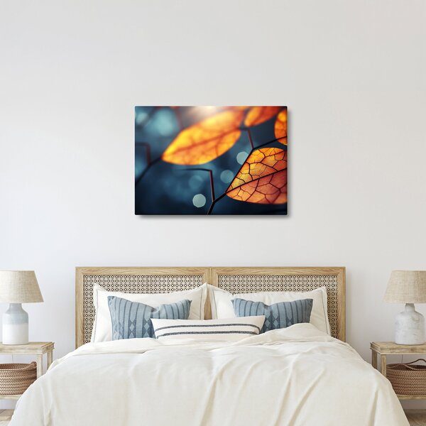Kép - A levelek textúrája (70x50 cm)