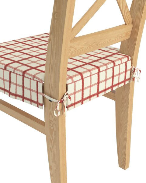 Ülőpárna Ikea Ingolf termék színe piros szövet mintás
