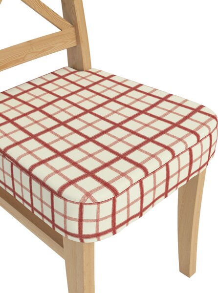 Ülőpárna Ikea Ingolf termék színe piros szövet mintás