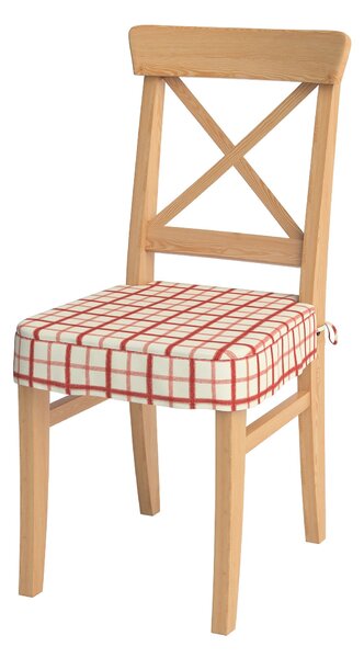 Ülőpárna Ikea Ingolf termék színe piros szövet mintás