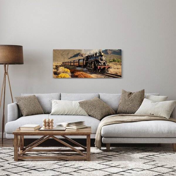 Kép - Gőzmozdony (120x50 cm)