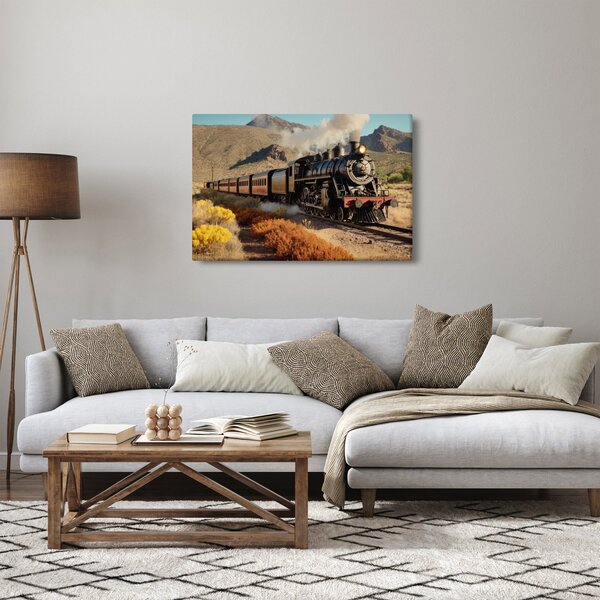 Kép - Gőzmozdony (90x60 cm)