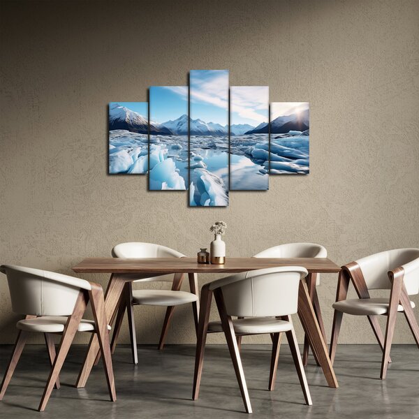 Kép - Gleccser képződmények (150x105 cm)