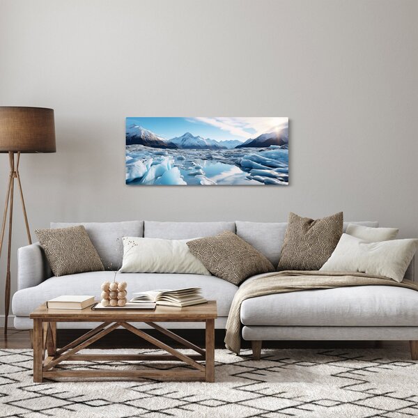 Kép - Gleccser képződmények (120x50 cm)