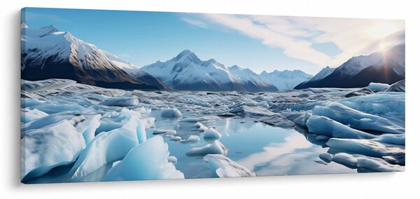 Kép - Gleccser képződmények (120x50 cm)