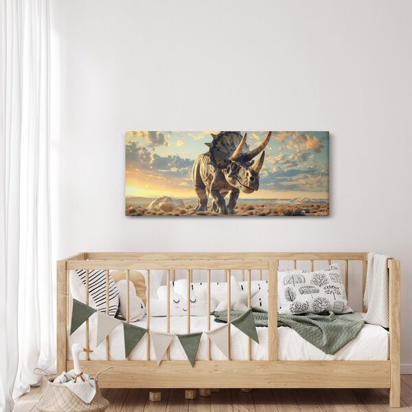 Kép - Triceratops (120x50 cm)