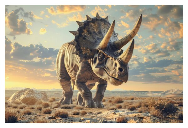 Kép - Triceratops (90x60 cm)
