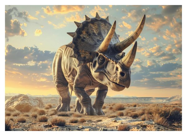 Kép - Triceratops (70x50 cm)