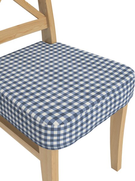 Ülőpárna Ikea Ingolf termék színe sötétkék szövet mintás