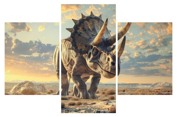 Kép - Triceratops (90x60 cm)