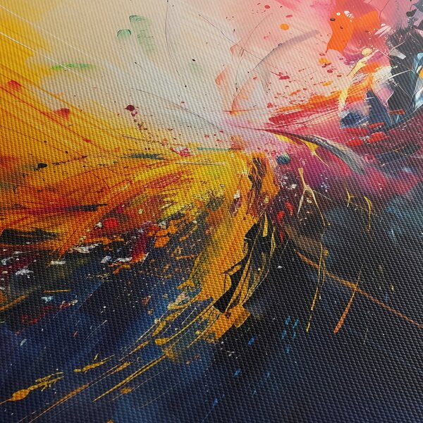 Kép - Színes absztrakció (70x50 cm)