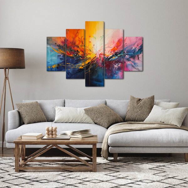 Kép - Színes absztrakció (150x105 cm)