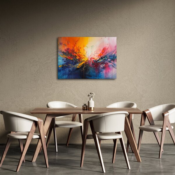Kép - Színes absztrakció (70x50 cm)
