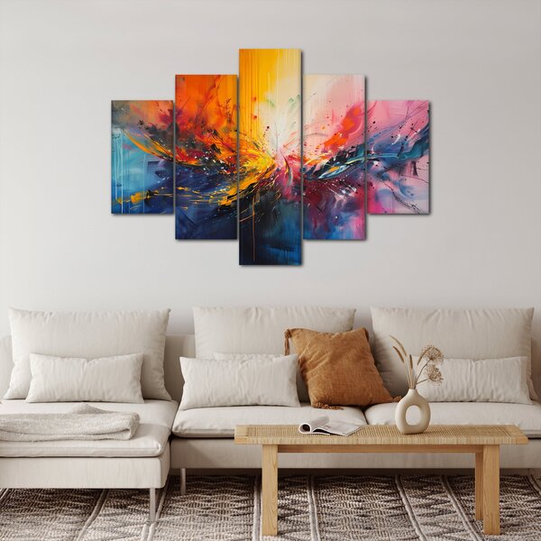 Kép - Színes absztrakció (150x105 cm)