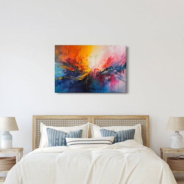 Kép - Színes absztrakció (90x60 cm)