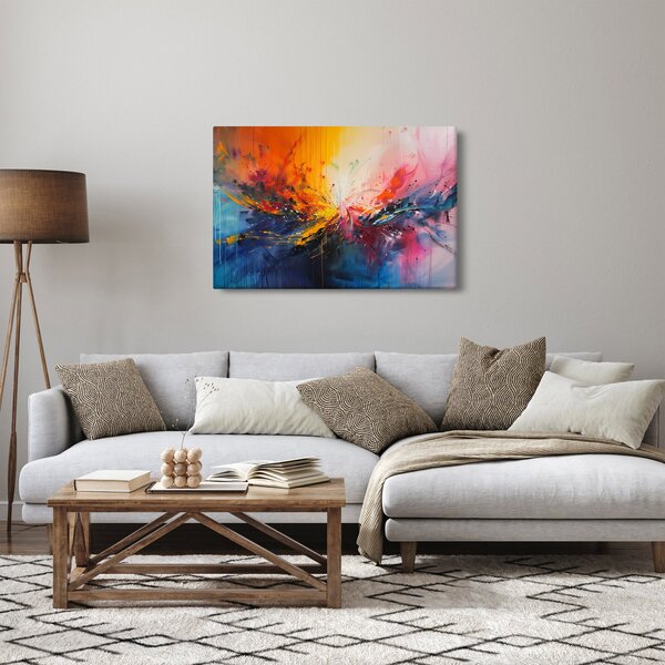 Kép - Színes absztrakció (90x60 cm)