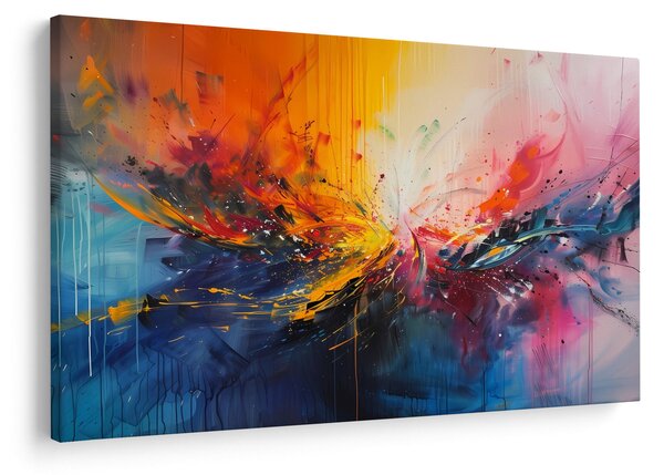 Kép - Színes absztrakció (90x60 cm)