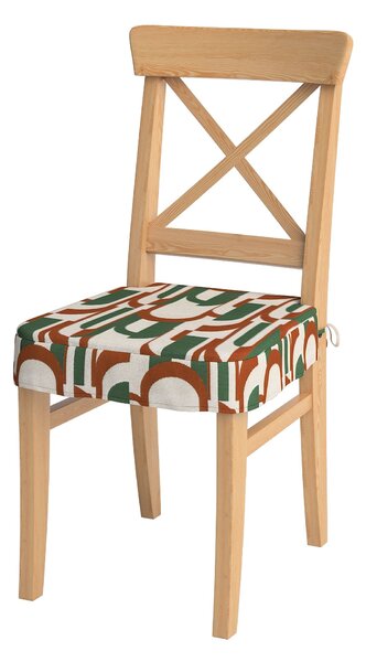 Ülőpárna Ikea Ingolf termék színe zöld szövet fonott, mintás