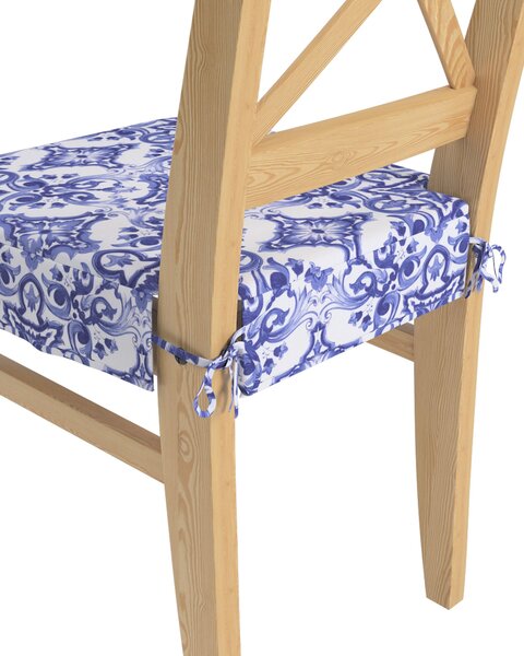 Ülőpárna Ikea Ingolf termék színe kék szövet mintás