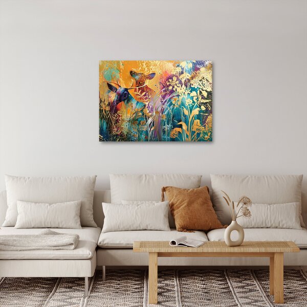 Kép - Absztrakt festmény a természetről (70x50 cm)