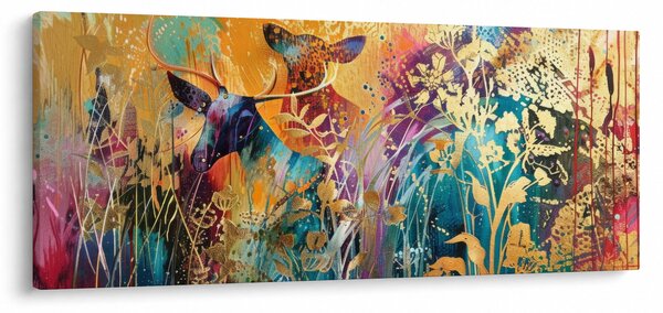 Kép - Absztrakt festmény a természetről (120x50 cm)