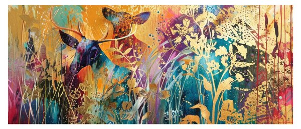 Kép - Absztrakt festmény a természetről (120x50 cm)