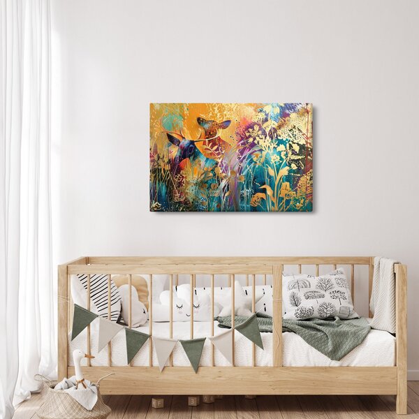 Kép - Absztrakt festmény a természetről (90x60 cm)