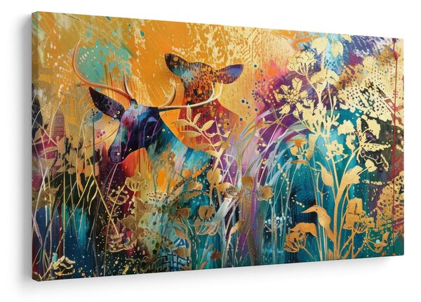 Kép - Absztrakt festmény a természetről (90x60 cm)