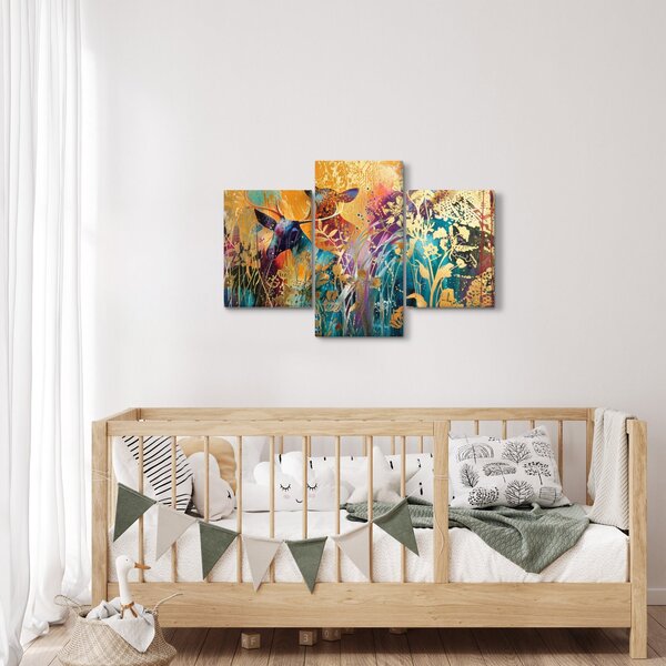 Kép - Absztrakt festmény a természetről (90x60 cm)