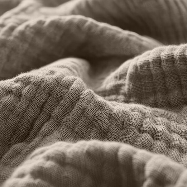 Muszlin lepedő bézs Méret: 90x200x30