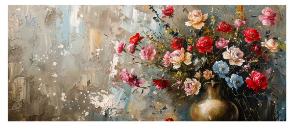 Kép - Virágváza (120x50 cm)