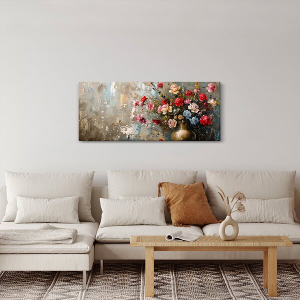 Kép - Virágváza (120x50 cm)