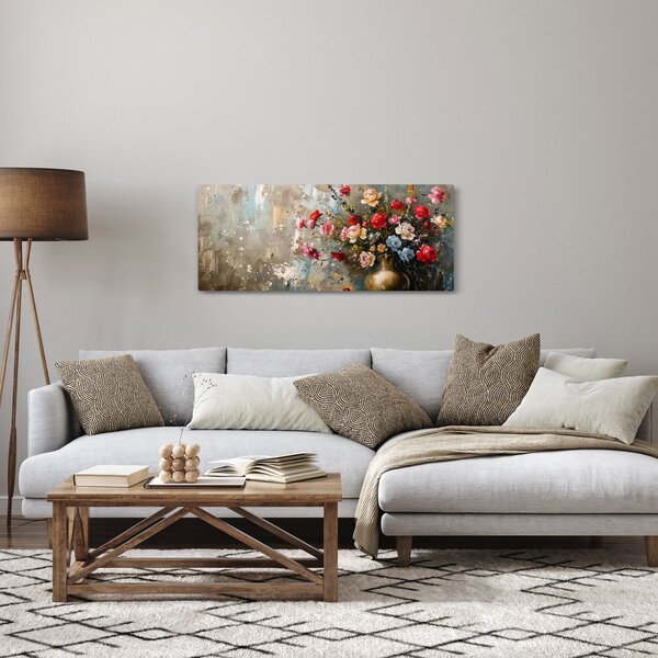 Kép - Virágváza (120x50 cm)
