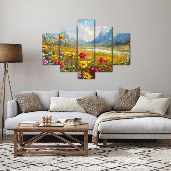 Kép - Festett táj (150x105 cm)