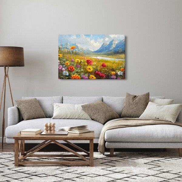 Kép - Festett táj (90x60 cm)