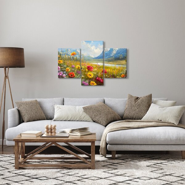 Kép - Festett táj (90x60 cm)