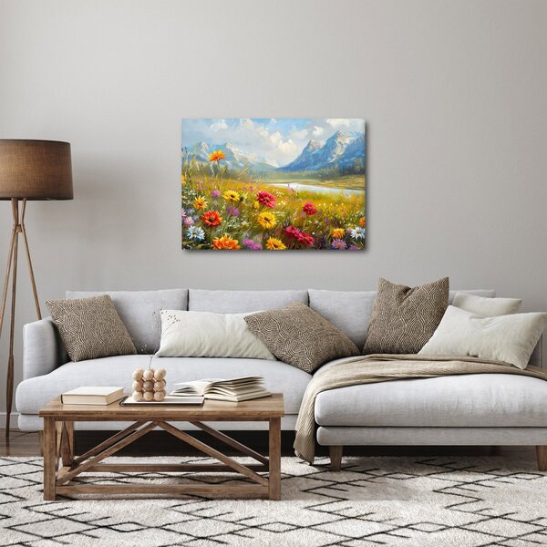 Kép - Festett táj (70x50 cm)