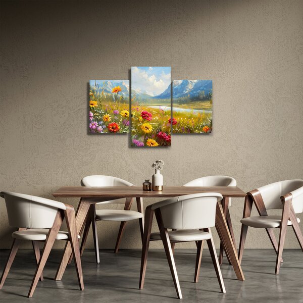 Kép - Festett táj (90x60 cm)
