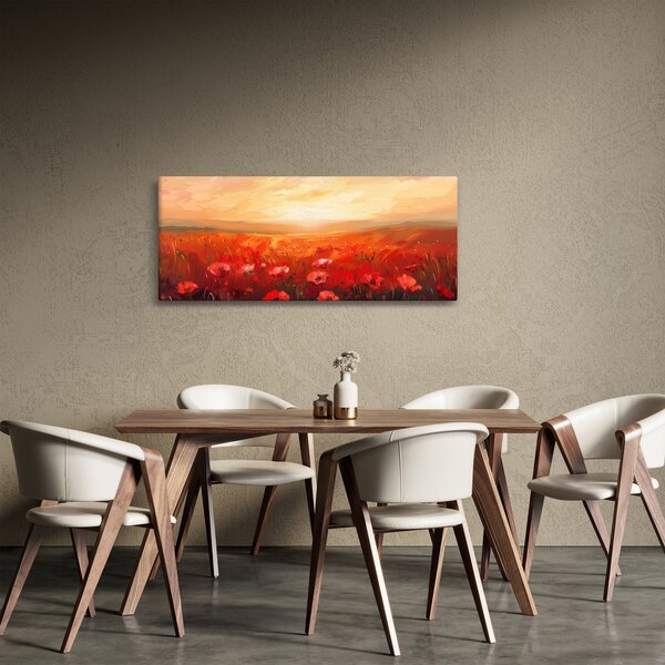 Kép - Mező pipacsok (120x50 cm)