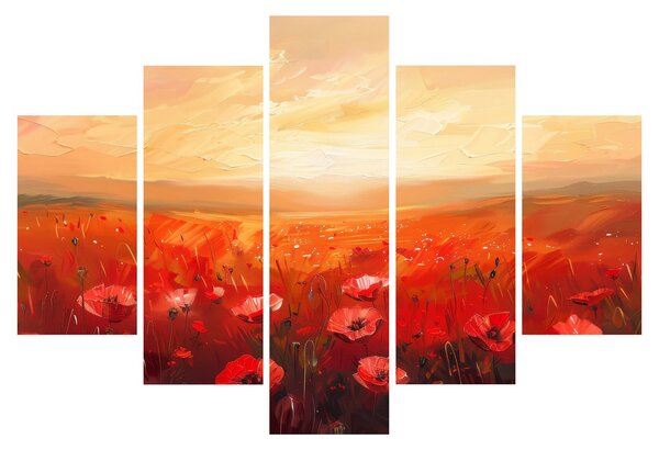 Kép - Mező pipacsok (150x105 cm)