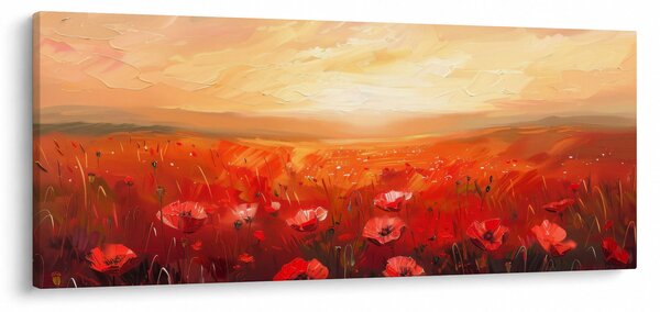 Kép - Mező pipacsok (120x50 cm)
