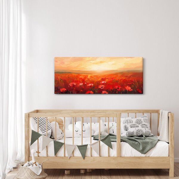 Kép - Mező pipacsok (120x50 cm)